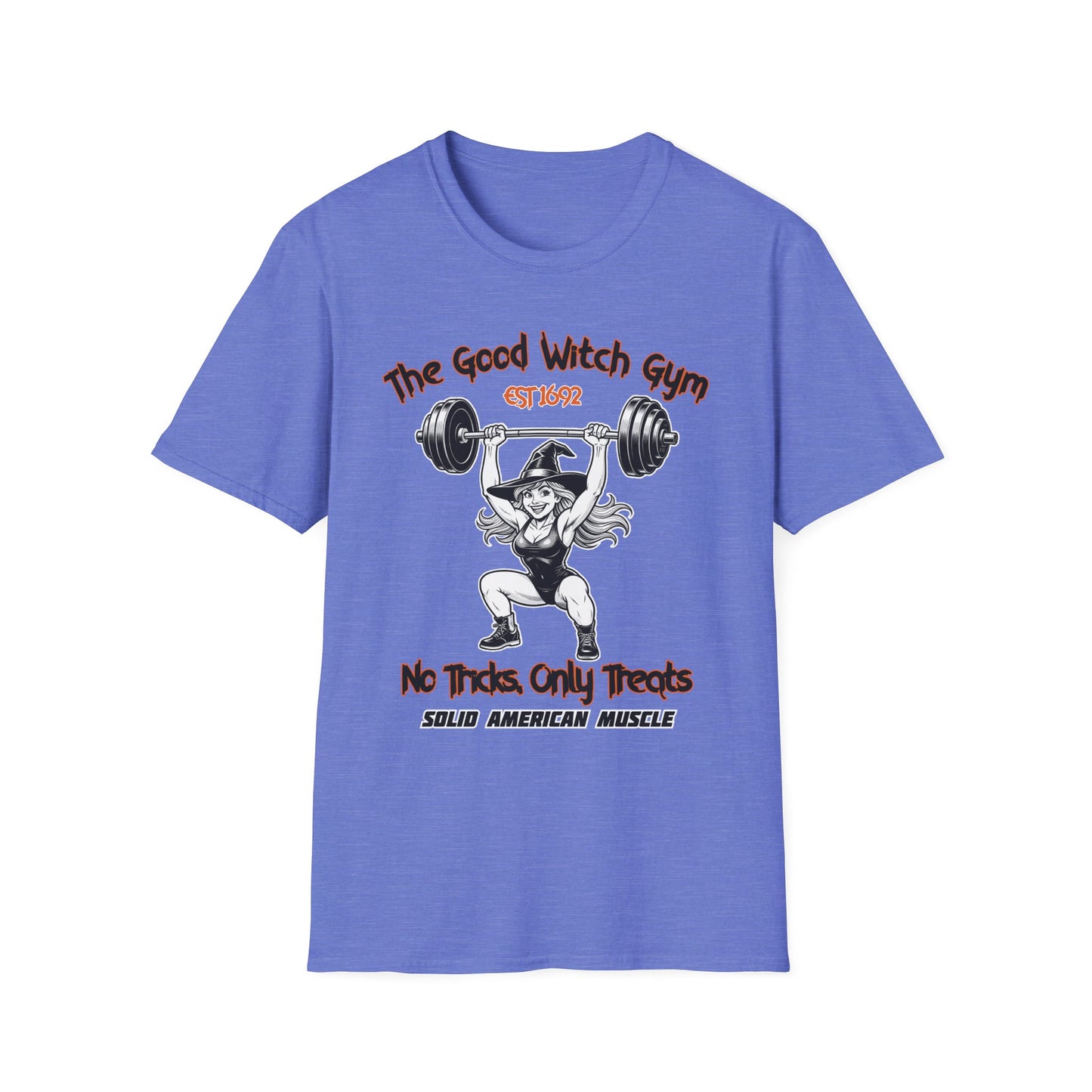 Solid American Muscle - The Good Witch Gym - Halloween Witch T-Shirt