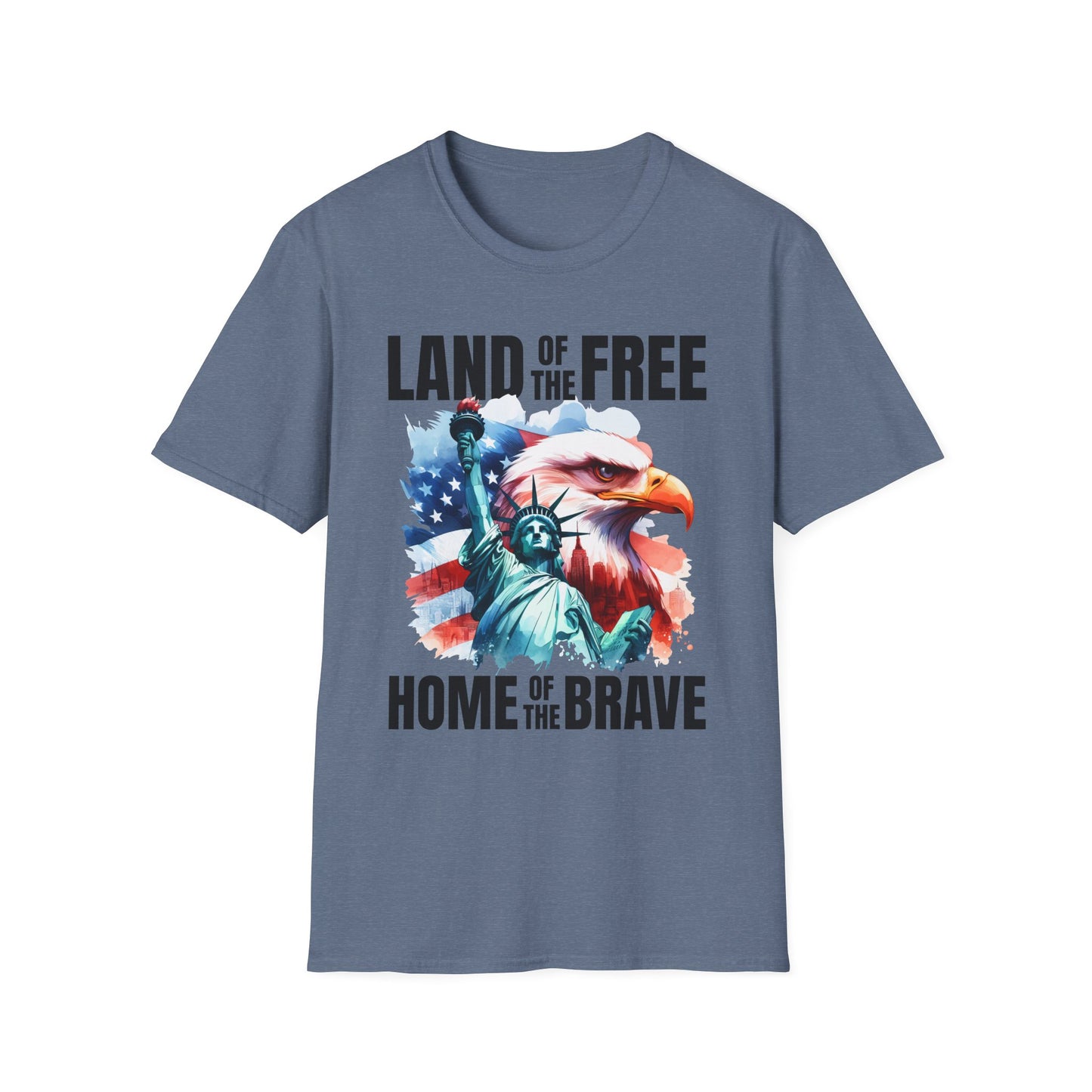 Patriot Collection - Land of the Free, Home of the Brave - T-Shirt