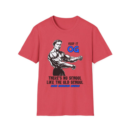 Solid American Muscle - Keep it OG - There's No School Like the Old School T-Shirt