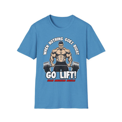 Solid American Muscle - When Nothing Goes Right, Go Lift #2 T-Shirt