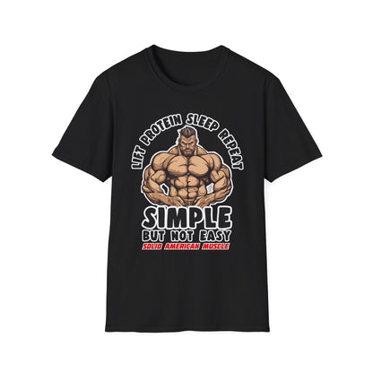 Solid American Muscle - Simple But Not Easy #2 T-Shirt
