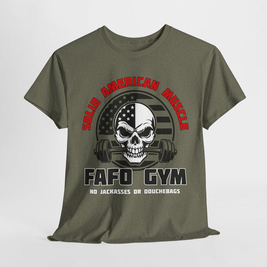 Solid American Muscle - FAFO Gym T-Shirt