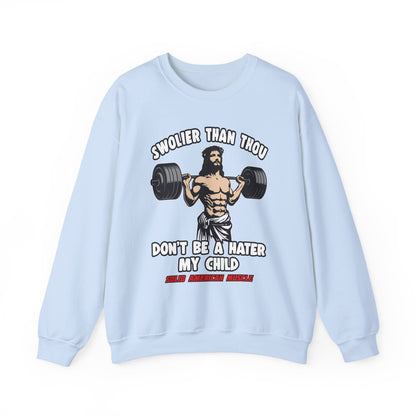 Solid American Muscle - Swolier Than Thou - Lifting Jesus - Sweatshirt