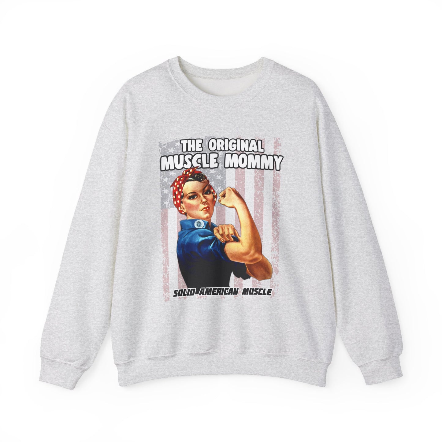Solid American Muscle - Original Muscle Mommy - Sweatshirt