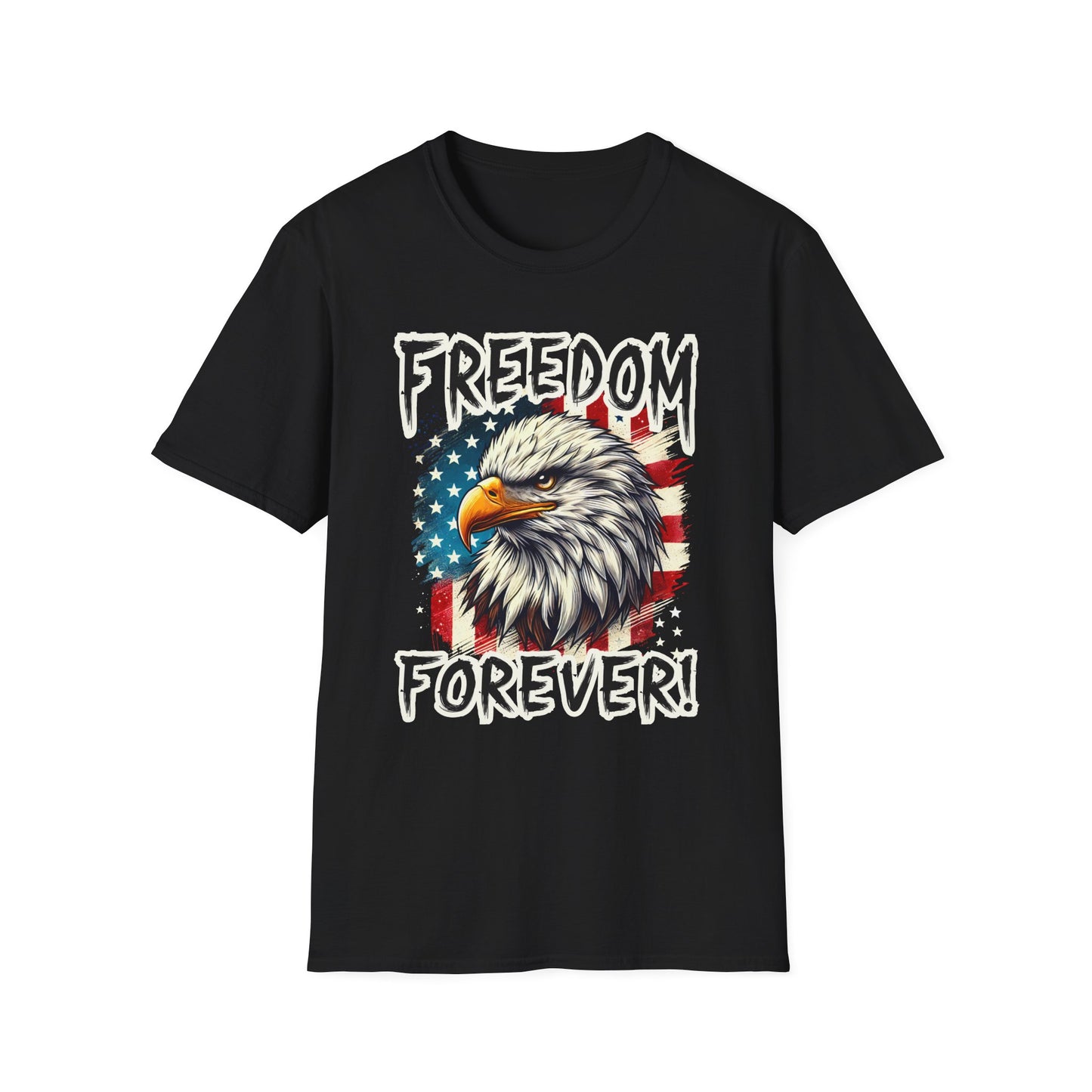 Patriot Collection - Freedom Forever! - USA Flag - Bald Eagle - T-Shirt