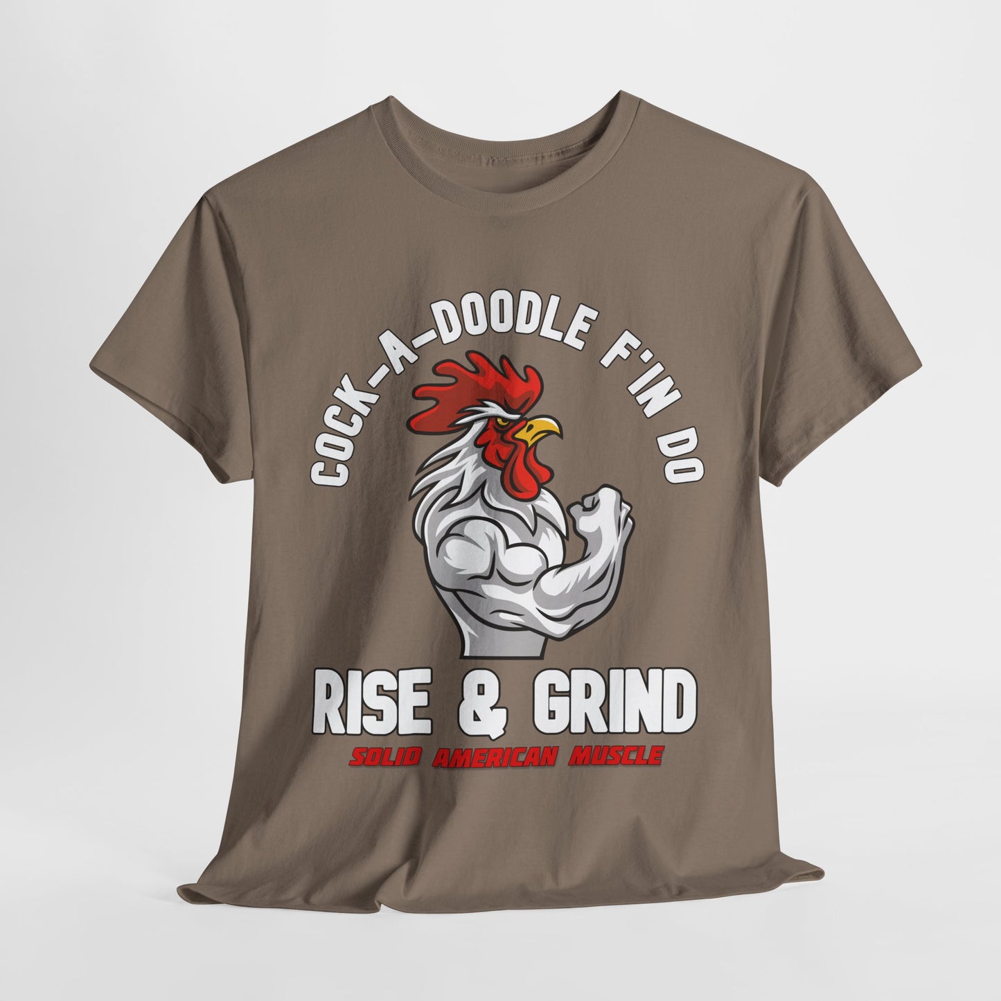 Solid American Muscle - Rise & Grind #1 T-Shirt