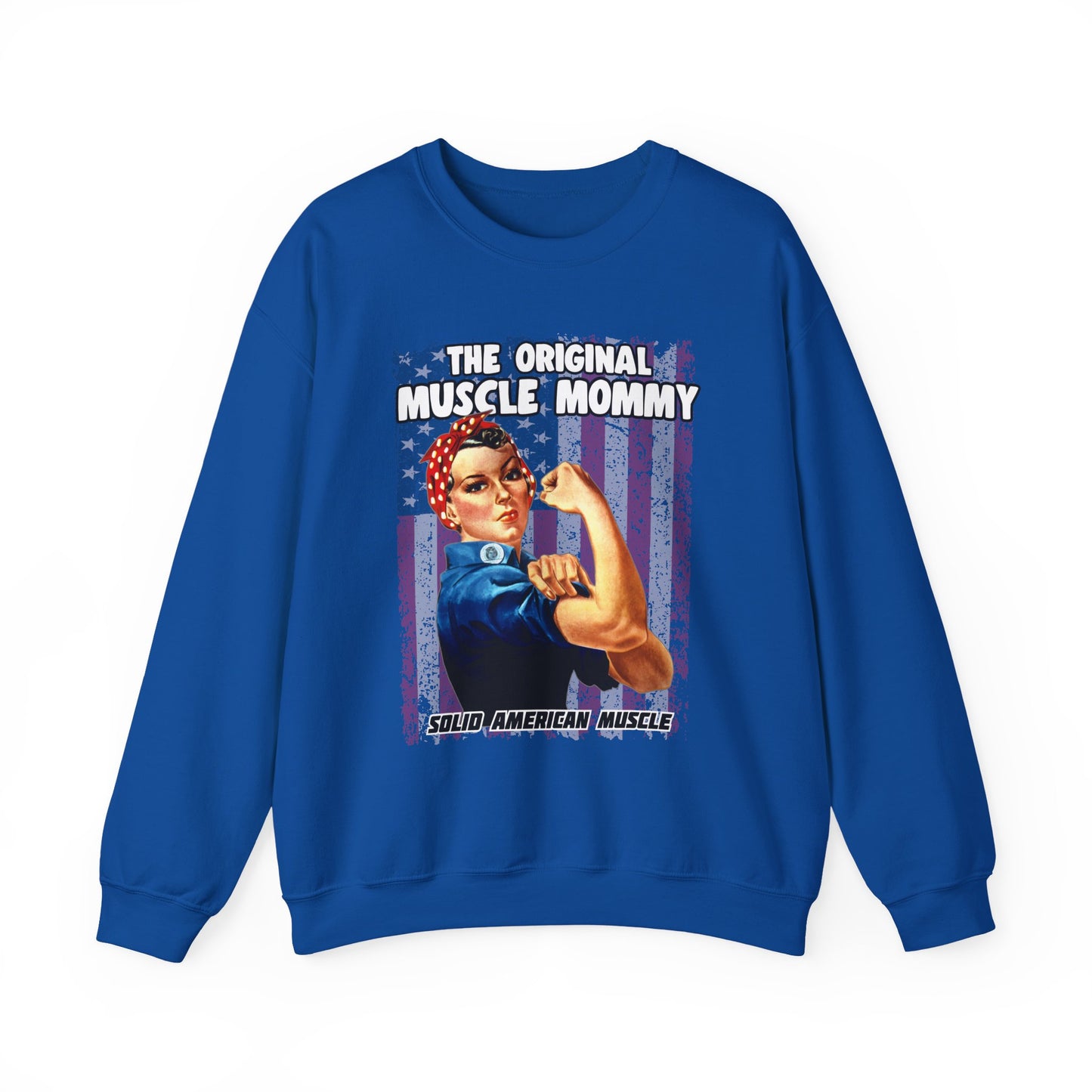Solid American Muscle - Original Muscle Mommy - Sweatshirt