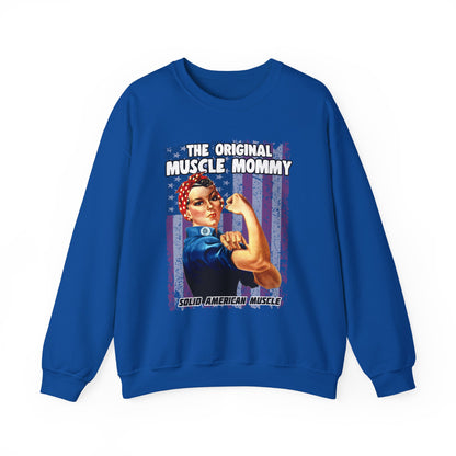 Solid American Muscle - Original Muscle Mommy - Sweatshirt