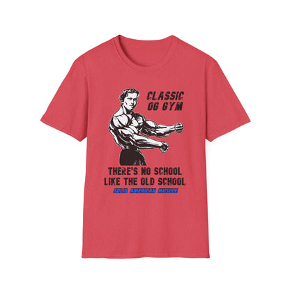 Solid American Muscle - Classic OG Gym - No School Like the Old School T-Shirt