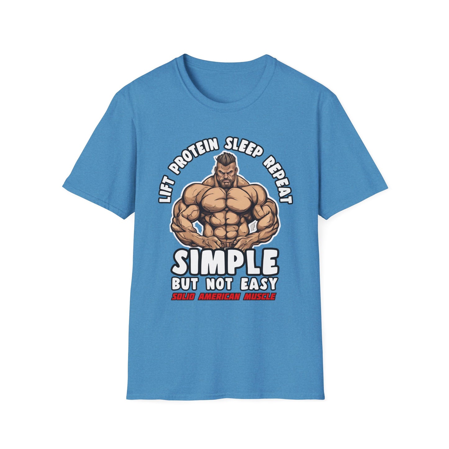 Solid American Muscle - Simple But Not Easy #2 T-Shirt
