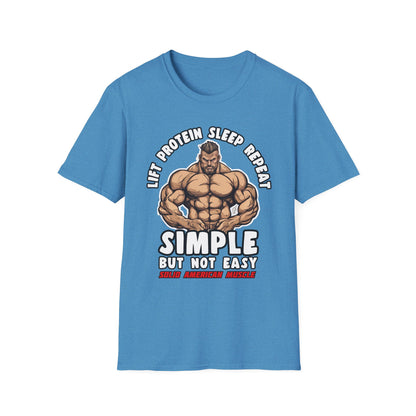 Solid American Muscle - Simple But Not Easy #2 T-Shirt