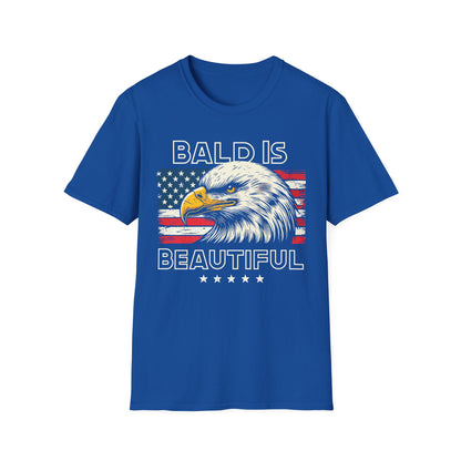 Patriot Collection - Bald Is Beautiful - USA Eagle T-Shirt