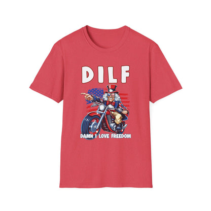 Patriot Collection - DILF - Damn I Love Freedom - Uncle Sam - T-Shirt