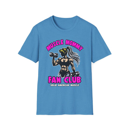 Solid American Muscle - Muscle Mommy Fan Club T-Shirt
