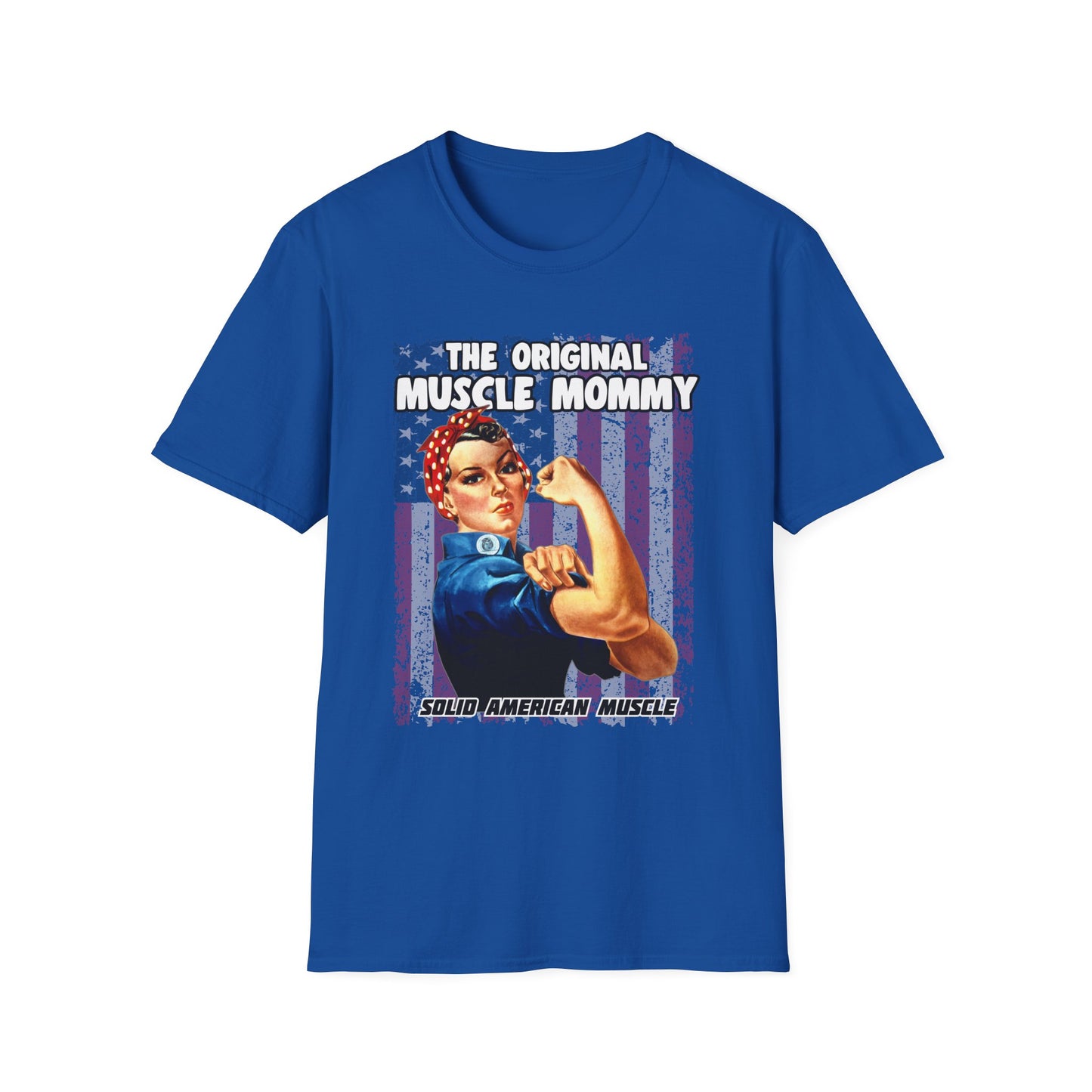 Solid American Muscle - The Original Muscle Mommy T-Shirt