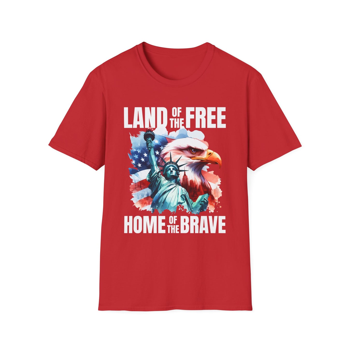 Patriot Collection - Land of the Free, Home of the Brave - T-Shirt