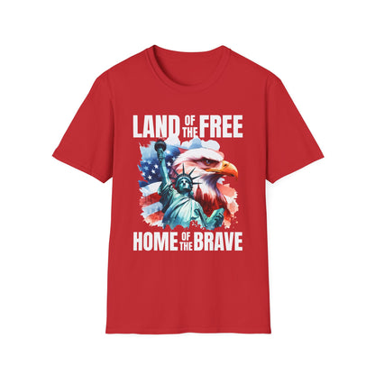 Patriot Collection - Land of the Free, Home of the Brave - T-Shirt