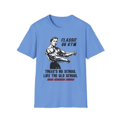 Solid American Muscle - Classic OG Gym - No School Like the Old School T-Shirt