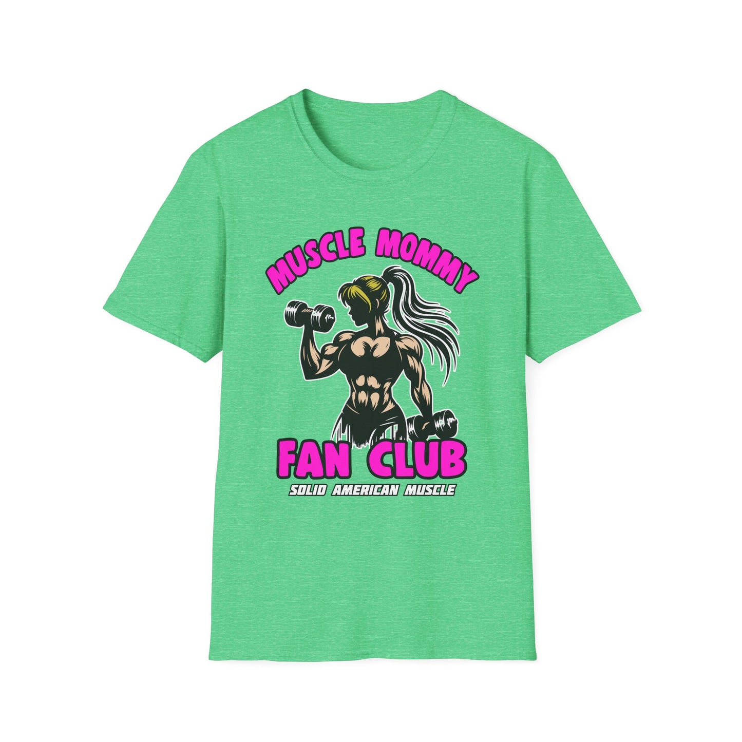 Solid American Muscle - Muscle Mommy Fan Club T-Shirt