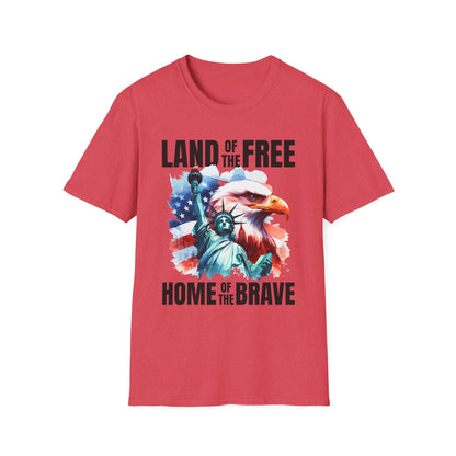 Patriot Collection - Land of the Free, Home of the Brave - T-Shirt