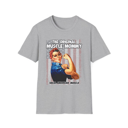 Solid American Muscle - The Original Muscle Mommy T-Shirt