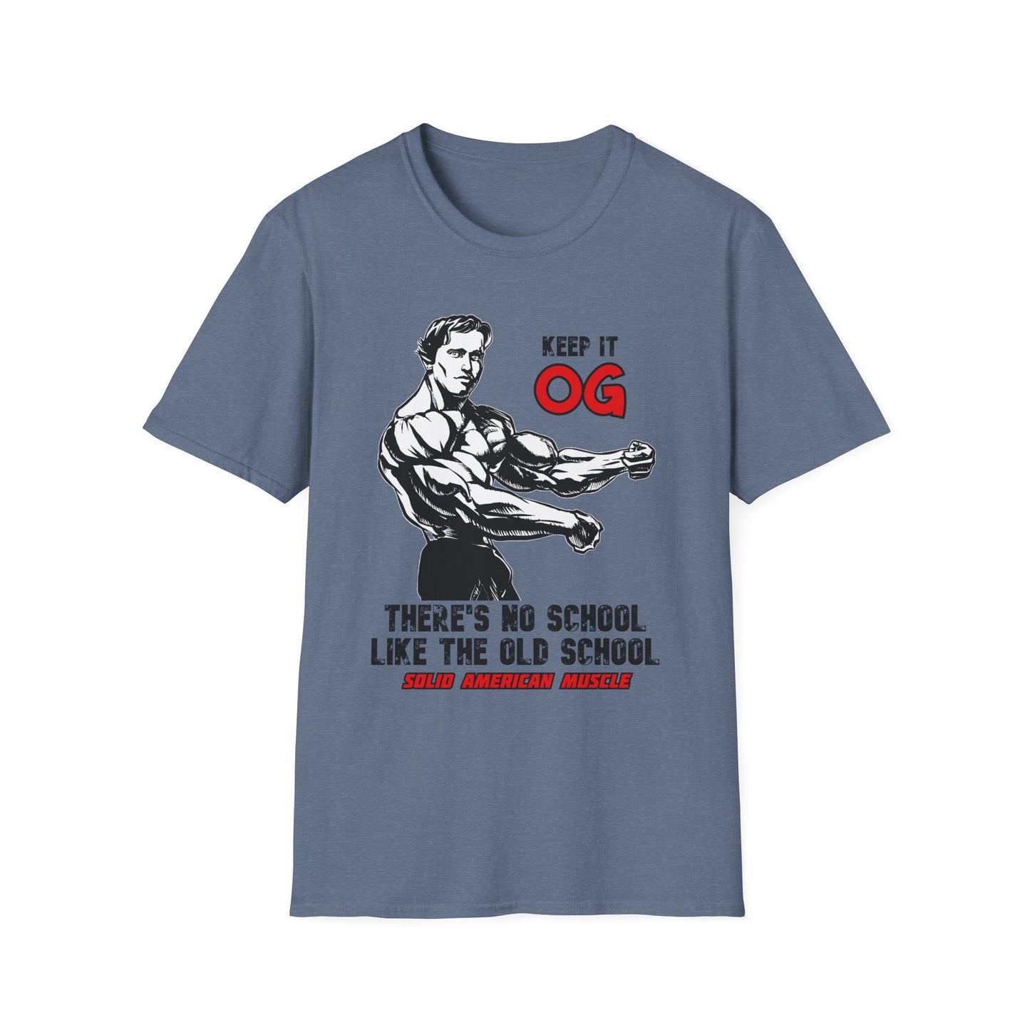 Solid American Muscle - Keep it OG - There's No School Like the Old School T-Shirt