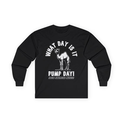 Solid American Muscle - Pump Day! Long Sleeve T-Shirt