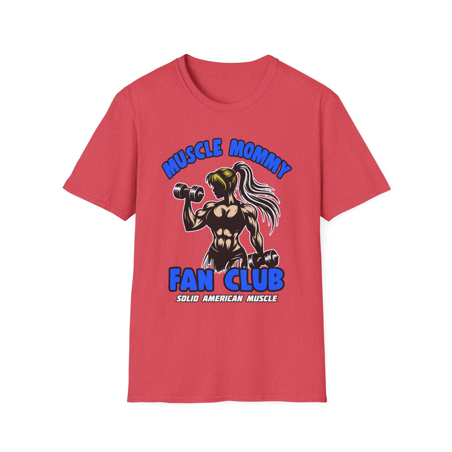Solid American Muscle - Muscle Mommy Fan Club T-Shirt