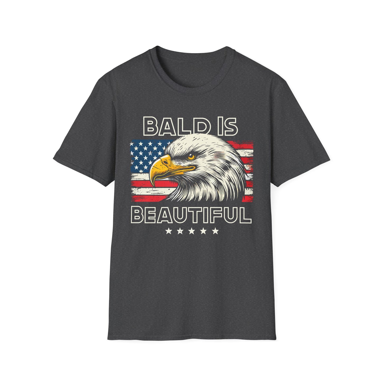 Patriot Collection - Bald Is Beautiful - USA Eagle T-Shirt