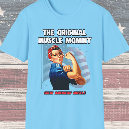 Solid American Muscle - The Original Muscle Mommy T-Shirt