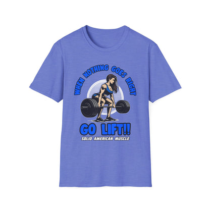 Solid American Muscle - When Nothing Goes Right, Go Lift #1 T-Shirt