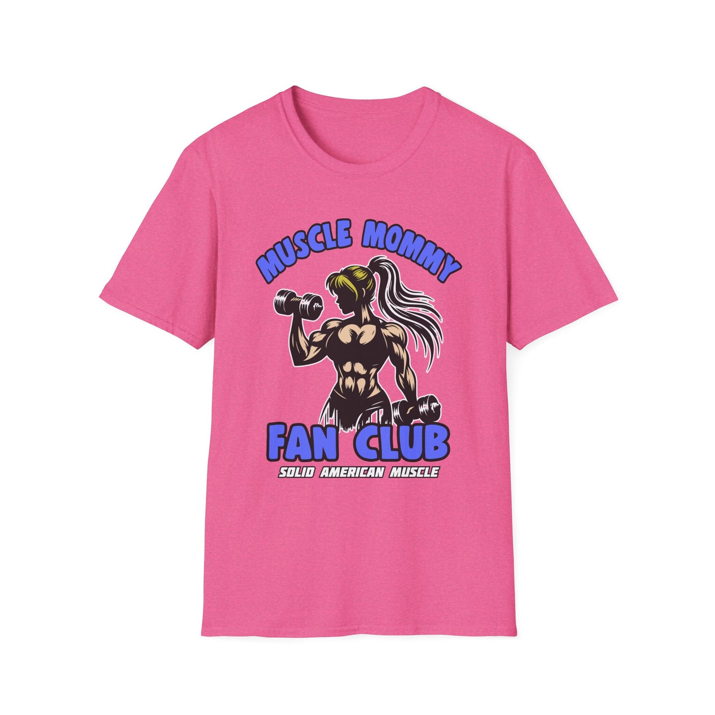 Solid American Muscle - Muscle Mommy Fan Club T-Shirt
