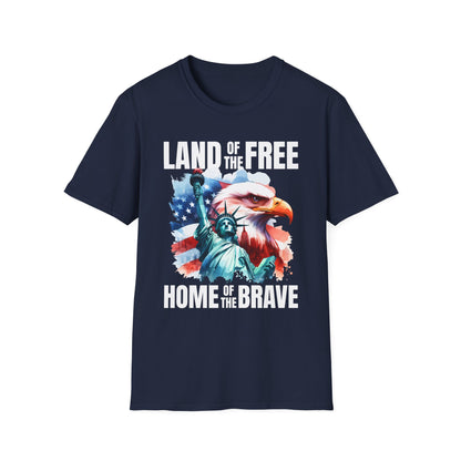 Patriot Collection - Land of the Free, Home of the Brave - T-Shirt
