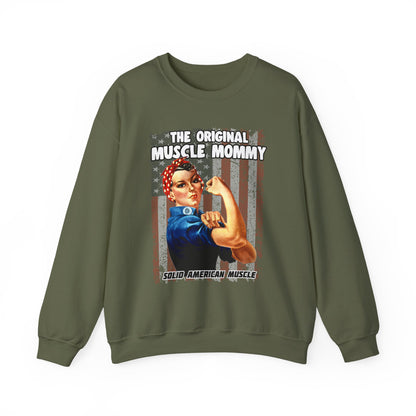 Solid American Muscle - Original Muscle Mommy - Sweatshirt
