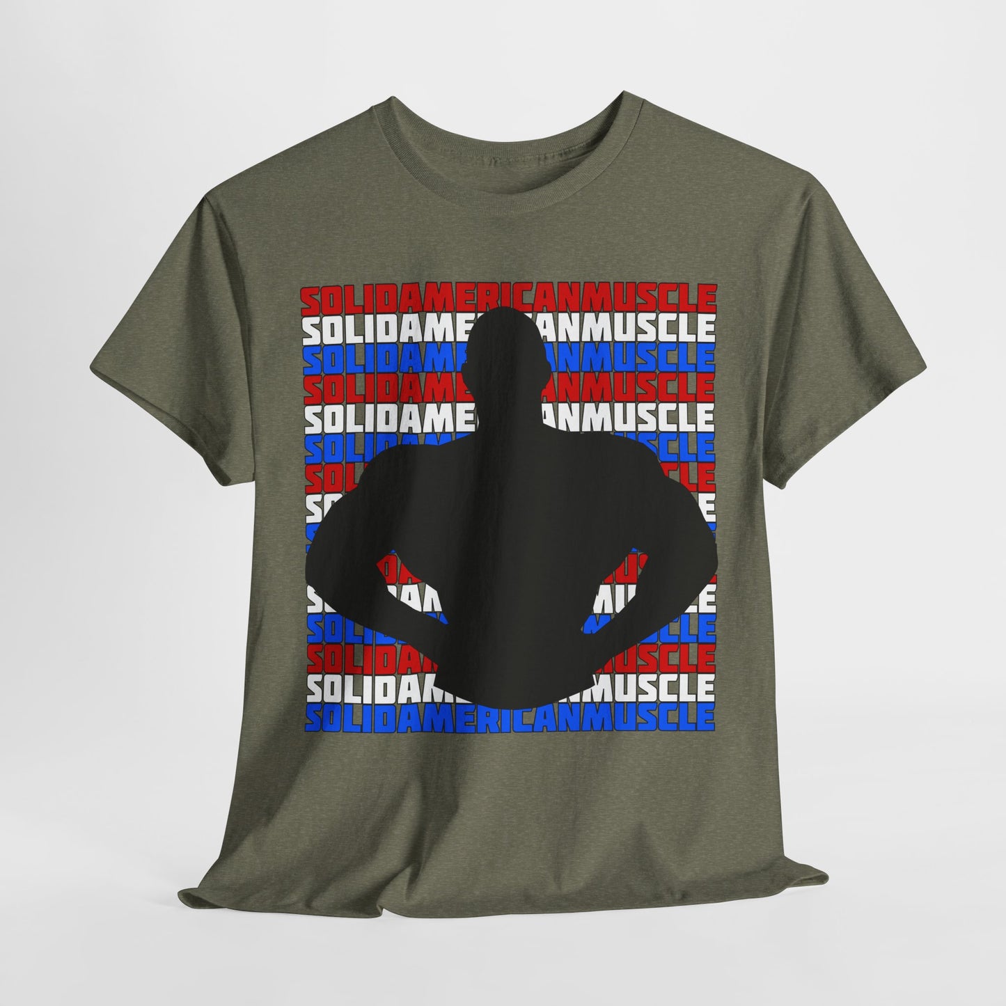 Solid American Muscle - Silhouette #3 T-Shirt