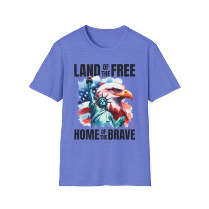 Patriot Collection - Land of the Free, Home of the Brave - T-Shirt