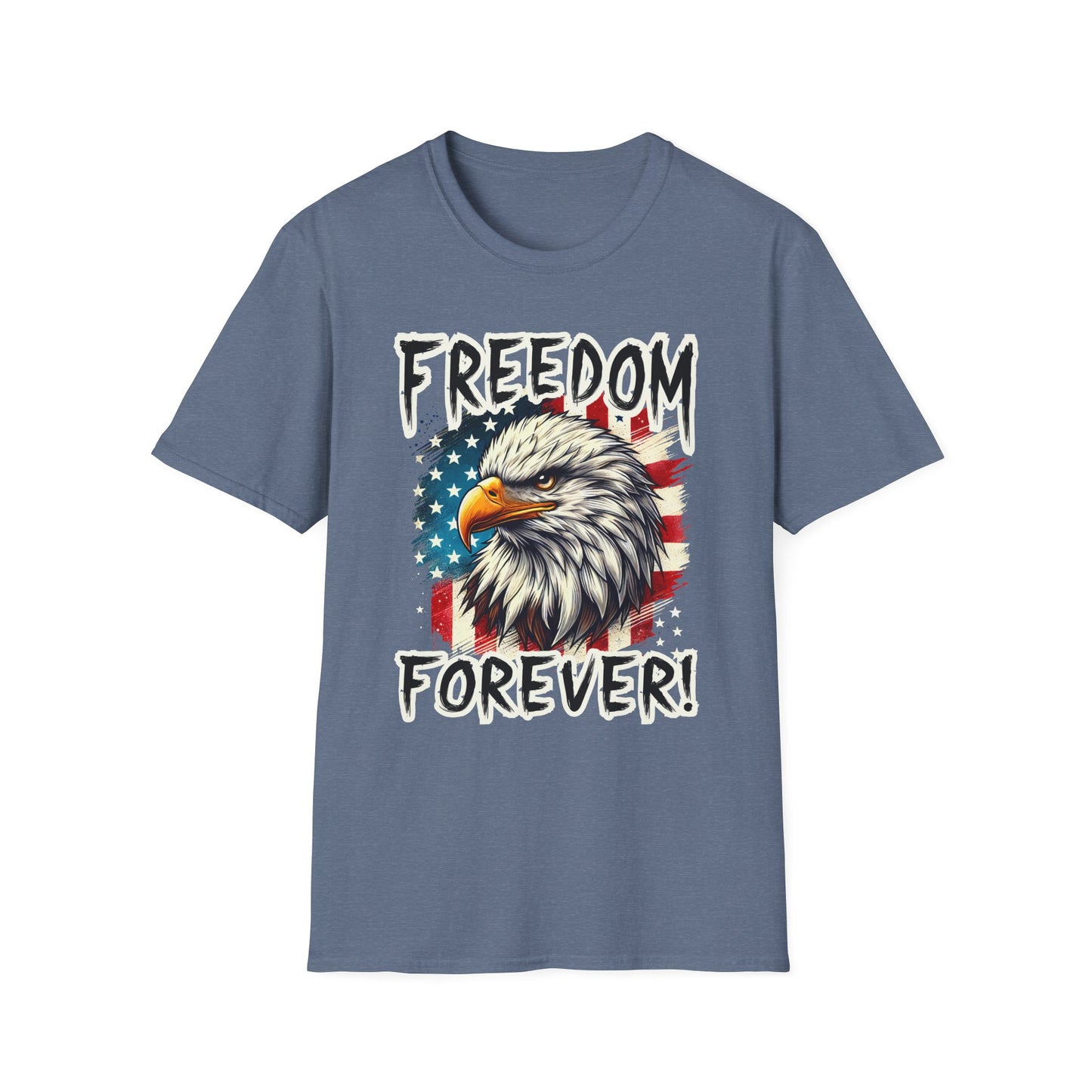 Patriot Collection - Freedom Forever! - USA Flag - Bald Eagle - T-Shirt