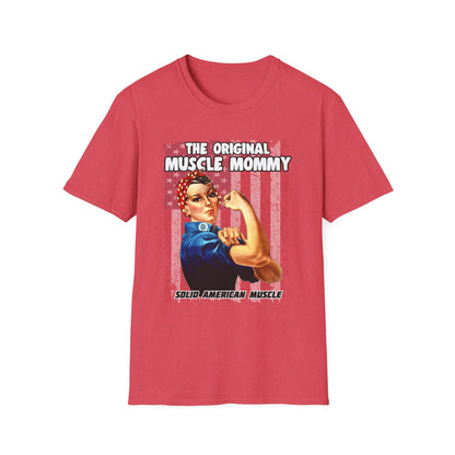 Solid American Muscle - The Original Muscle Mommy T-Shirt