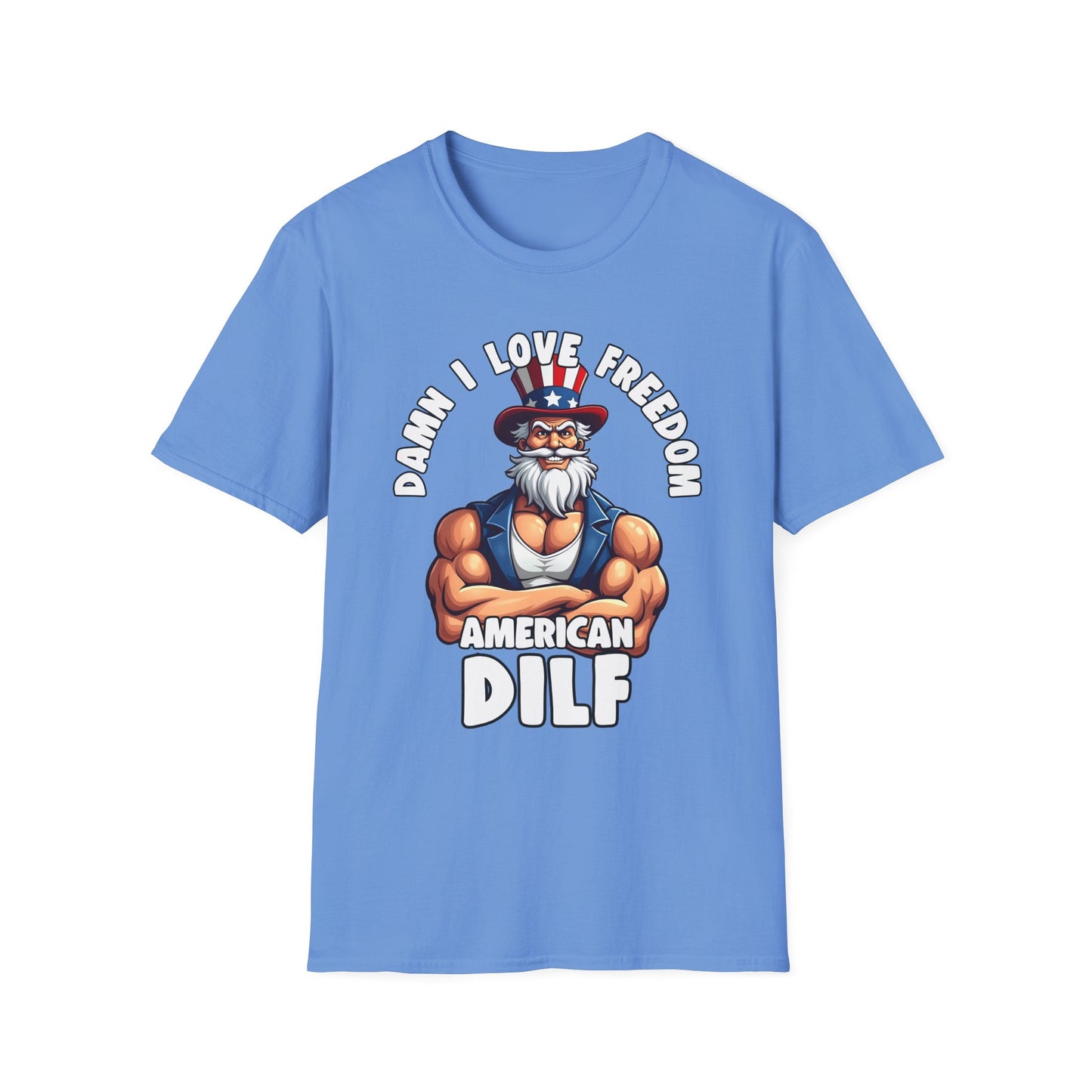 Patriot Collection - Damn I Love Freedom - American DILF - Uncle Sam T-Shirt