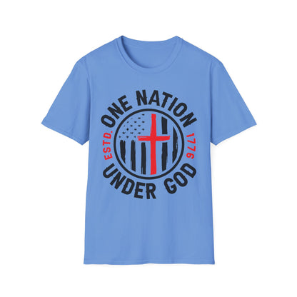Patriot Collection - One Nation Under God - Christian Cross - T-Shirt