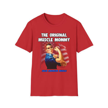 Solid American Muscle - The Original Muscle Mommy T-Shirt