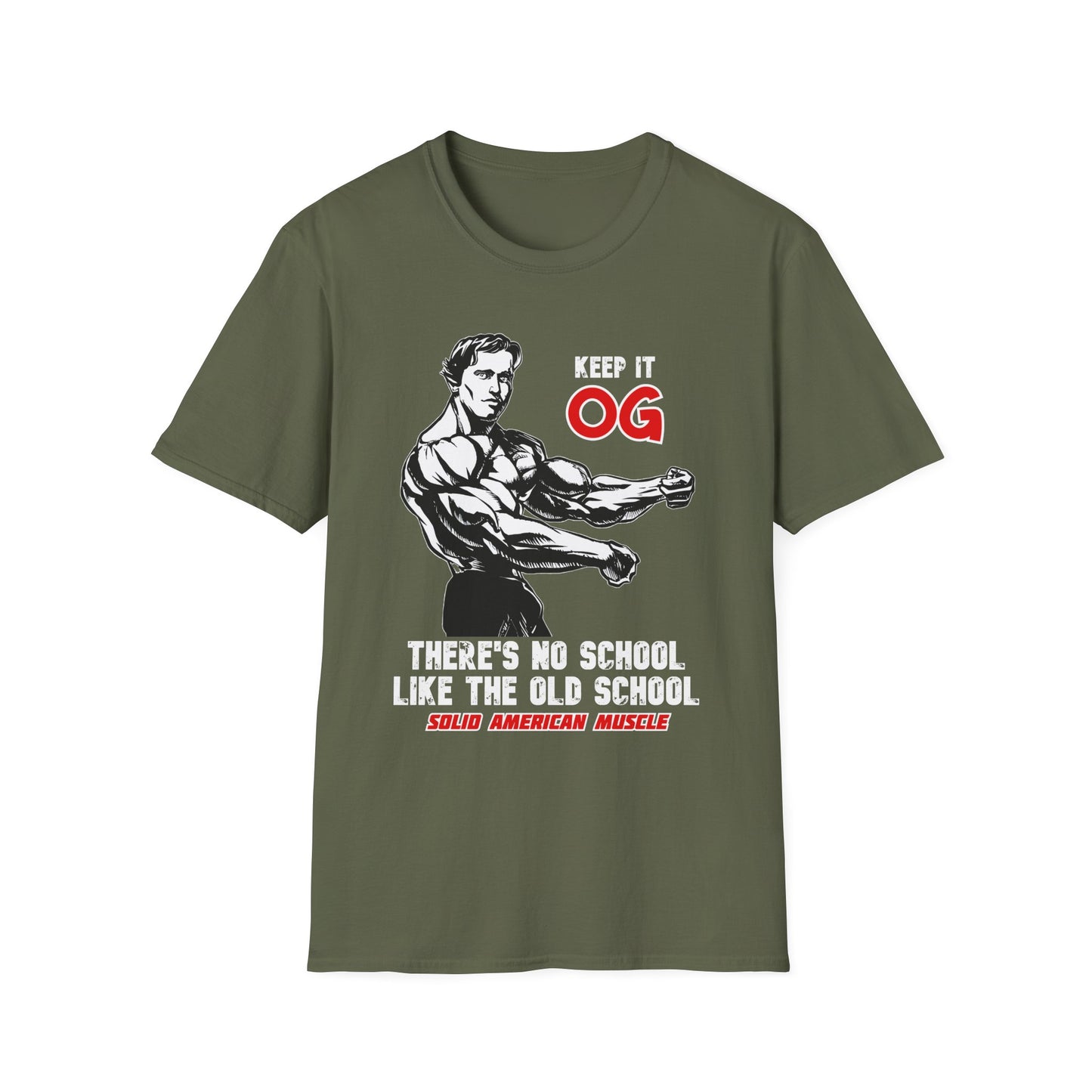 Solid American Muscle - Keep it OG - There's No School Like the Old School T-Shirt