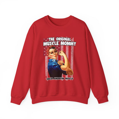 Solid American Muscle - Original Muscle Mommy - Sweatshirt