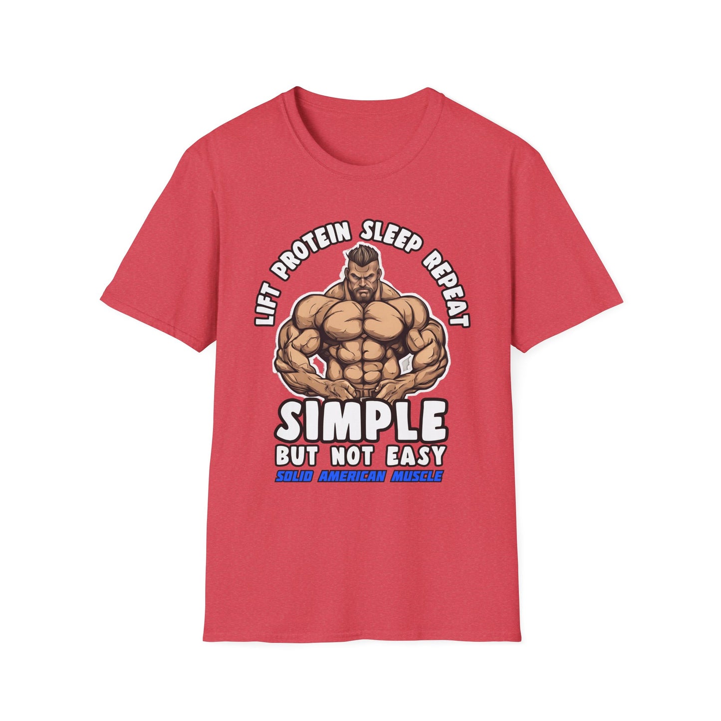 Solid American Muscle - Simple But Not Easy #2 T-Shirt