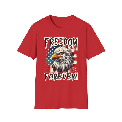 Patriot Collection - Freedom Forever! - USA Flag - Bald Eagle - T-Shirt