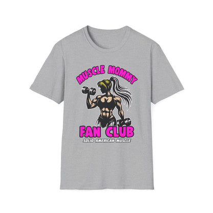 Solid American Muscle - Muscle Mommy Fan Club T-Shirt