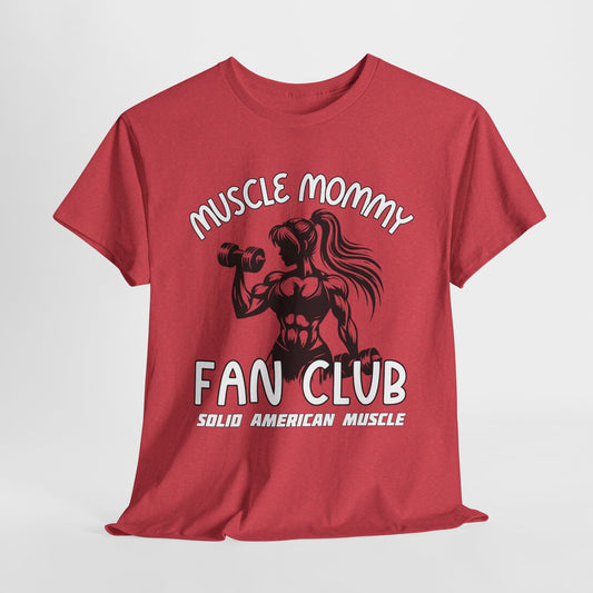 Solid American Muscle - Muscle Mommy Fan Club T-Shirt