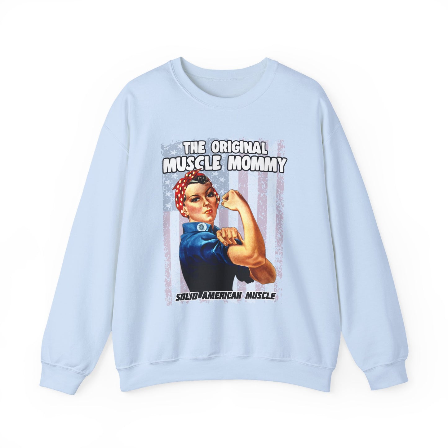 Solid American Muscle - Original Muscle Mommy - Sweatshirt
