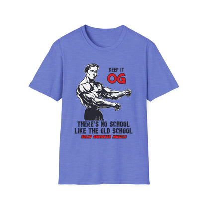 Solid American Muscle - Keep it OG - There's No School Like the Old School T-Shirt