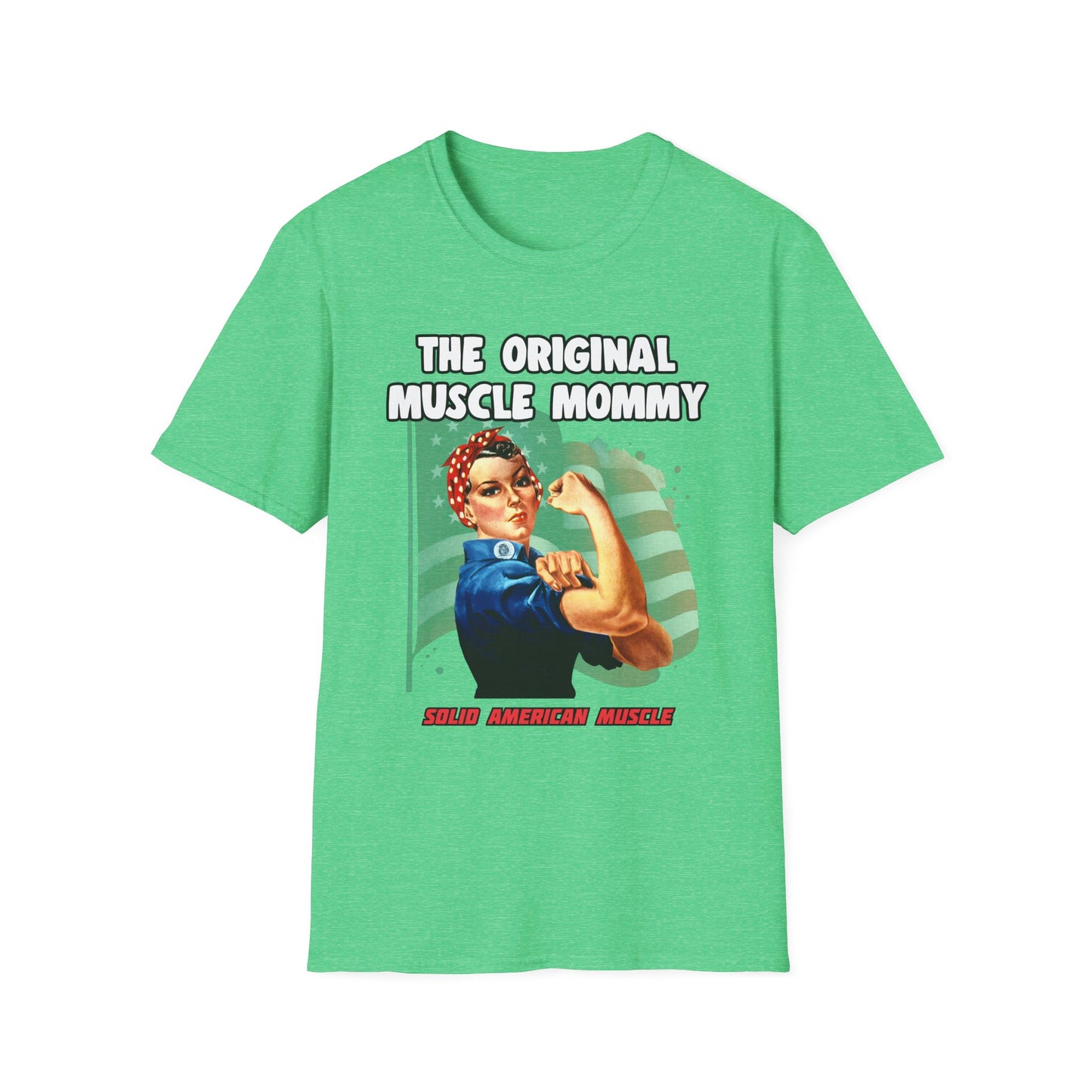 Solid American Muscle - The Original Muscle Mommy T-Shirt